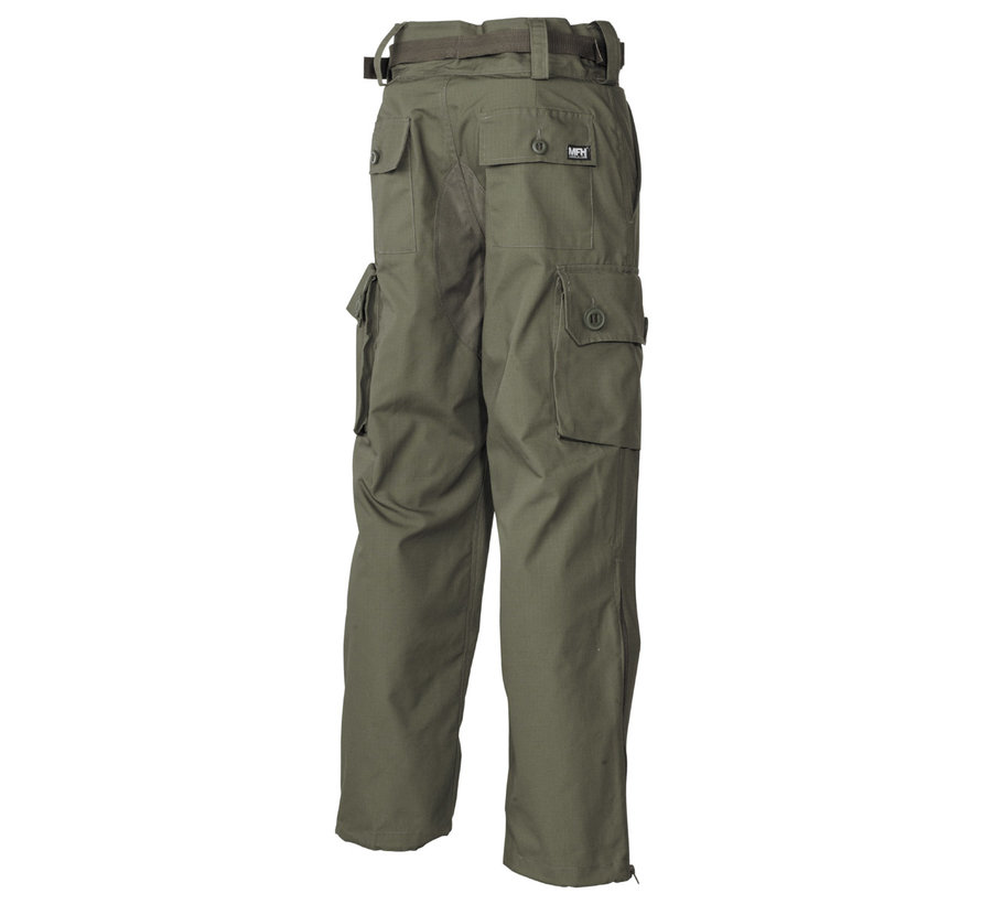 MFH High Defence - Pantalon de commande  -  "Smock"  -  Arrêt Rip  -  Olive