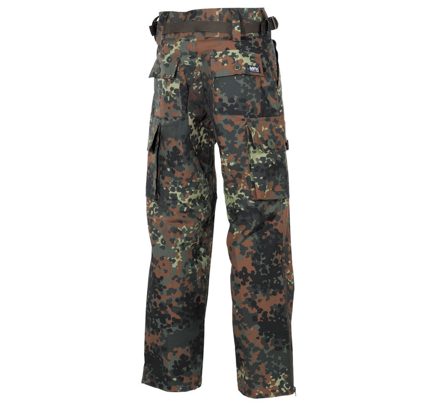 MFH High Defence - Pantalon de commande - "Smock" - Arrêt Rip - flecktarn