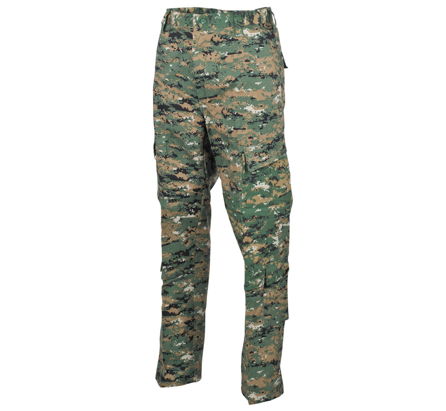 MFH - Pantalon de campagne américain  -  Acu  -  Arrêt Rip  -  forêt numérique