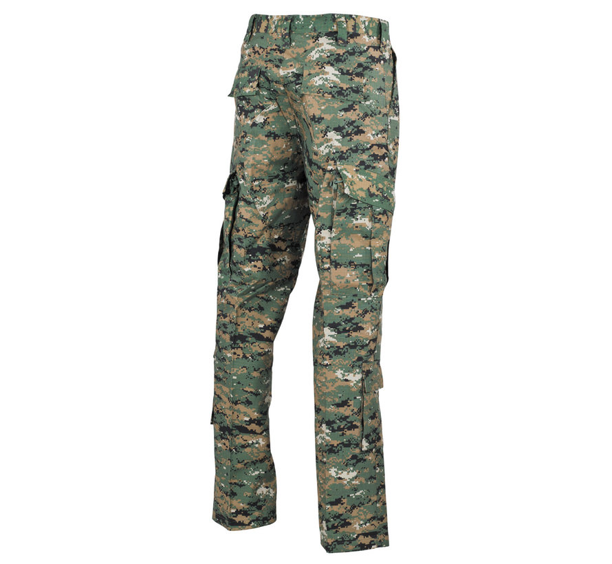 MFH - Pantalon de campagne américain  -  Acu  -  Arrêt Rip  -  forêt numérique