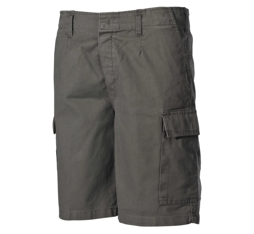 MFH - BW Moleskin Bermuda -  oliv- -  stonewashed