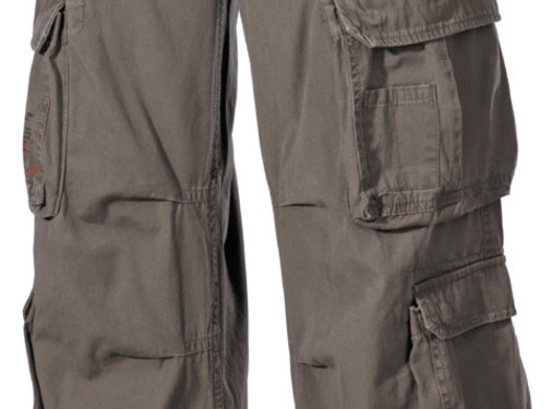 Pure Trash MFH Pure Trash - Cargo broek - "Defense" - OD legergroen - vintage trash wash