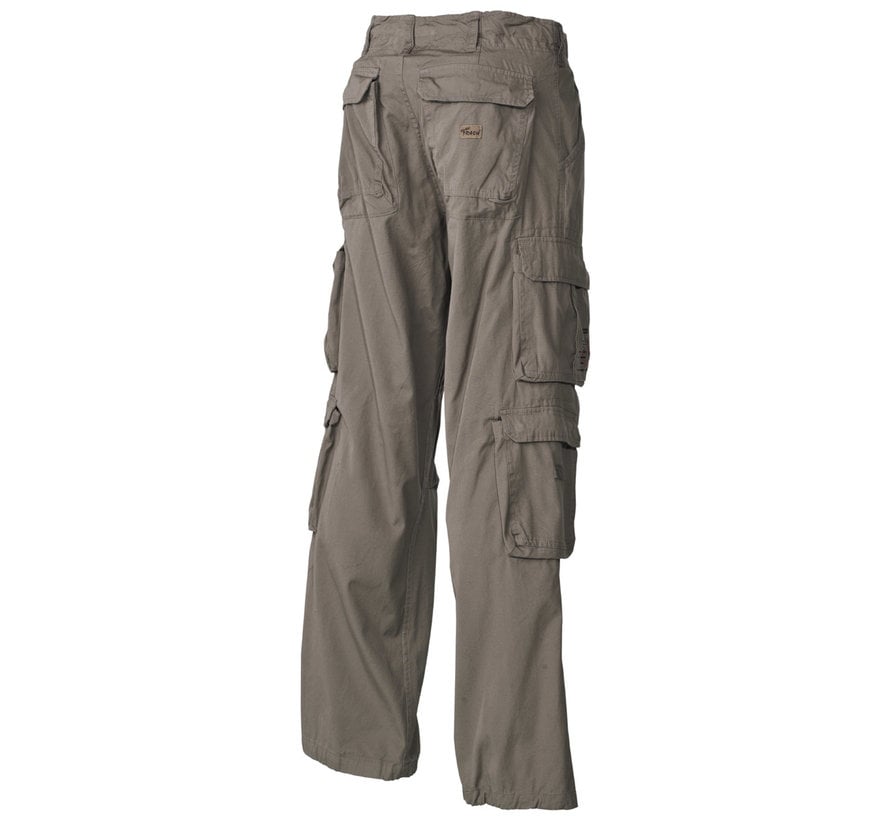 Pure Trash - Pantalon cargo  -  "Defense"  -  Olive  -  Pt  -  lavage de poubelle vintage