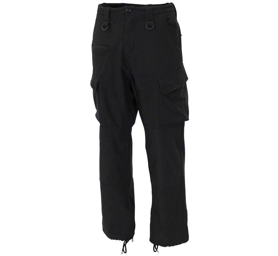 MFH - Pantalon Soft Shell  -  "Allround"  -  Noir