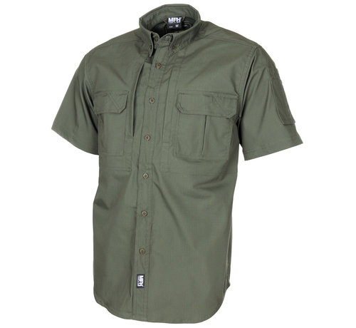 MFH | Mission For High Defence MFH High Defence - Shirt  -  "Attack"  -  Shortsleeve  -  Olive  -  Teflon  -  Rip stop