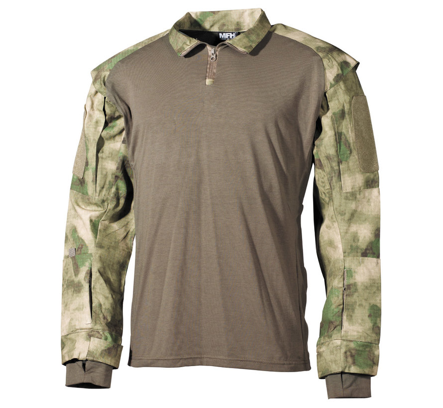 MFH High Defence - Amerikaanse tactische shirt  -  Longsleeve  -  HDT-Camo FG