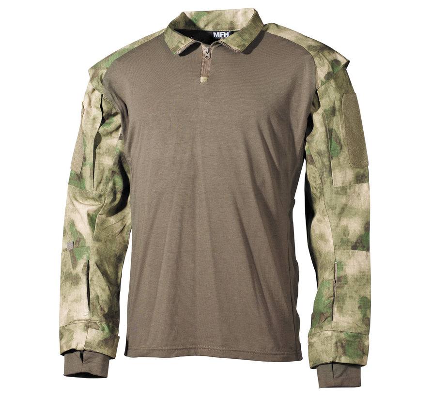 MFH High Defence - Chemise tactique des États-Unis  -  Manches longues  -  HDT-camo FG