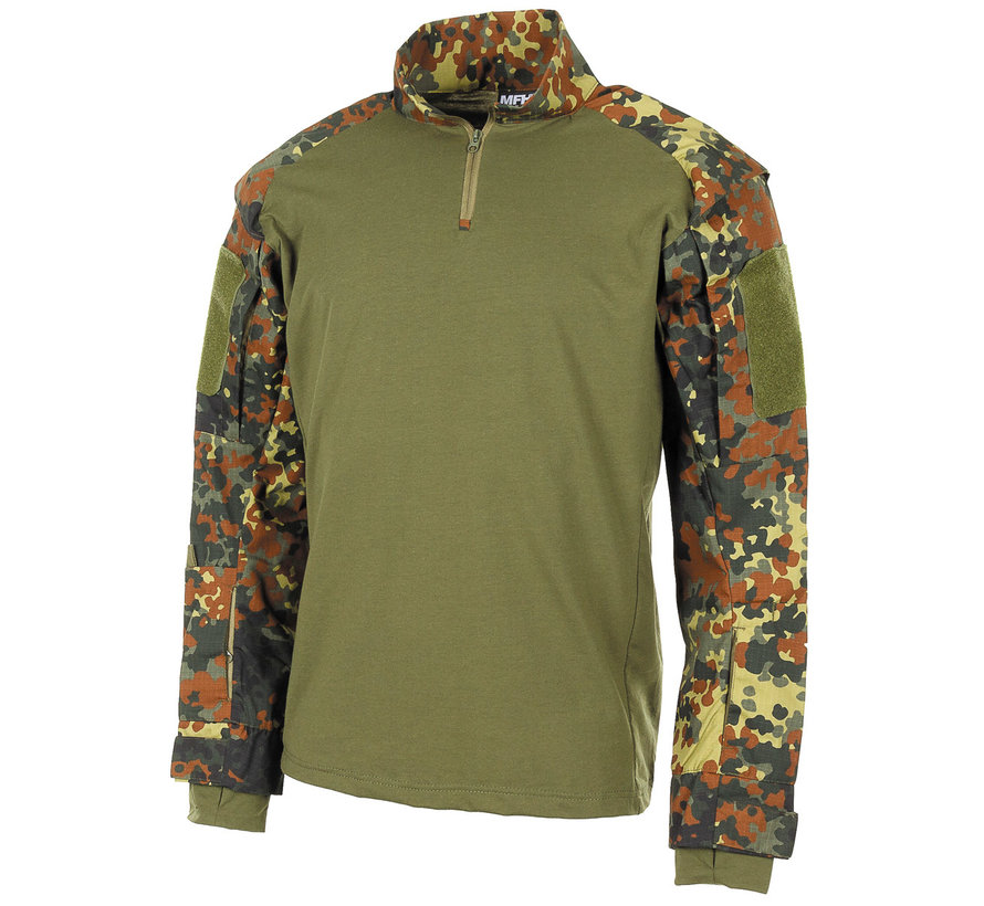 MFH High Defence - US Tactical Hemd - langarm - flecktarn