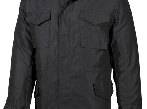 MFH MFH - US Feldjacke M65 -  schwarz -  m. auskn. Steppfutter