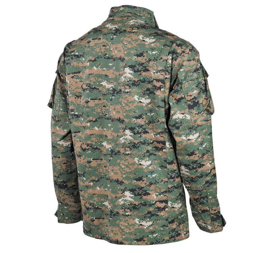 MFH - US Feldjacke -  ACU -  Rip Stop -  digital woodland