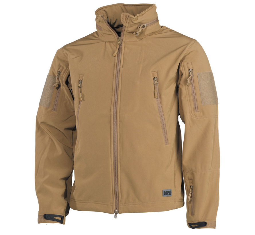 MFH High Defence - Veste Shell soft  -  "Scorpion"  -  bronzage coyote