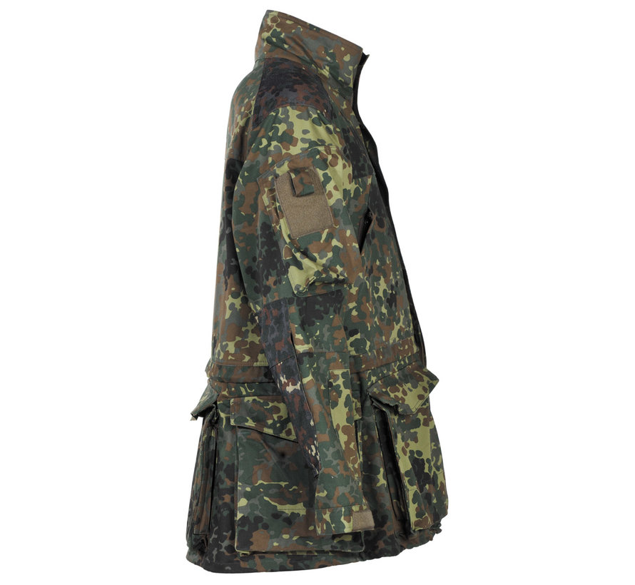 MFH - BW Combat Jacket  -  Gebruik/oefening  -  Lange  -  flecktarn