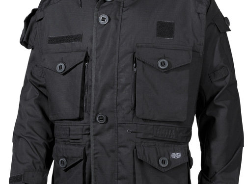 MFH | Mission For High Defence MFH High Defence - Veste de commande  -  "Smock"  -  Arrêt Rip  -  Noir