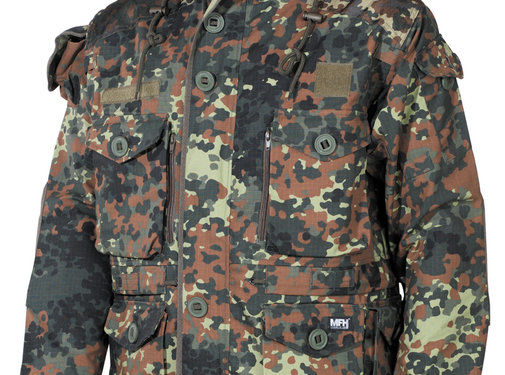 MFH | Mission For High Defence MFH High Defence - Veste de commande  -  "Smock"  -  Arrêt Rip  -  flecktarn