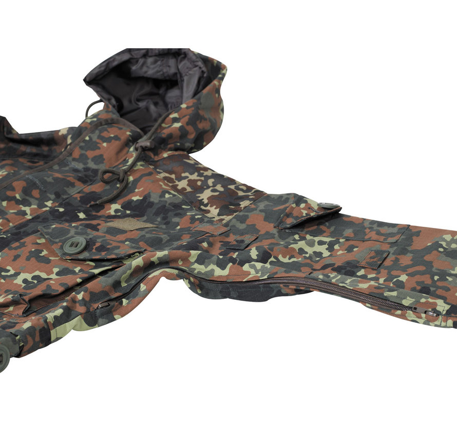 MFH High Defence - Veste de commande - "Smock" - Arrêt Rip - flecktarn