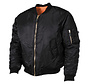 MFH - US Pilotenjacke MA1 -  schwarz