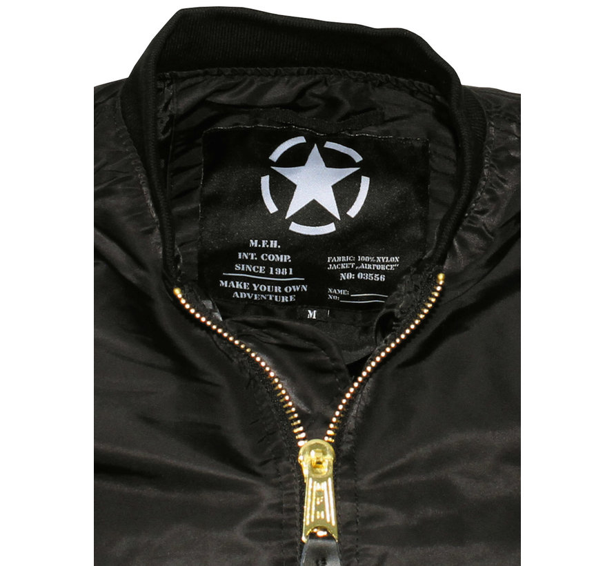 MFH - Veste DE l'armée de l'air américaine MA1  -  Noir