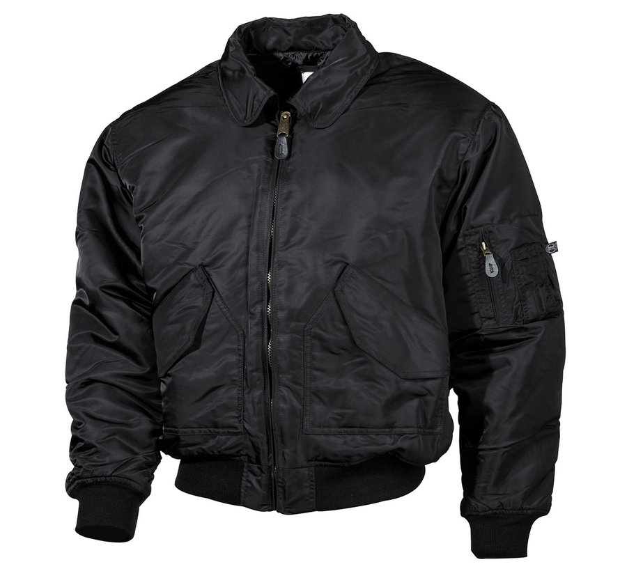 MFH - Veste pilote CWU des États-Unis  -  Noir  -  grandes tailles