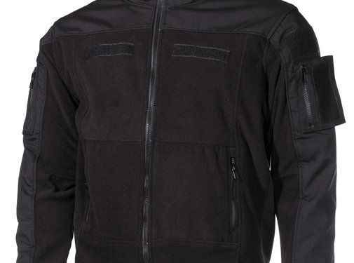 MFH | Mission For High Defence MFH High Defence - Fleece-Jacke -  "Combat" -  schwarz