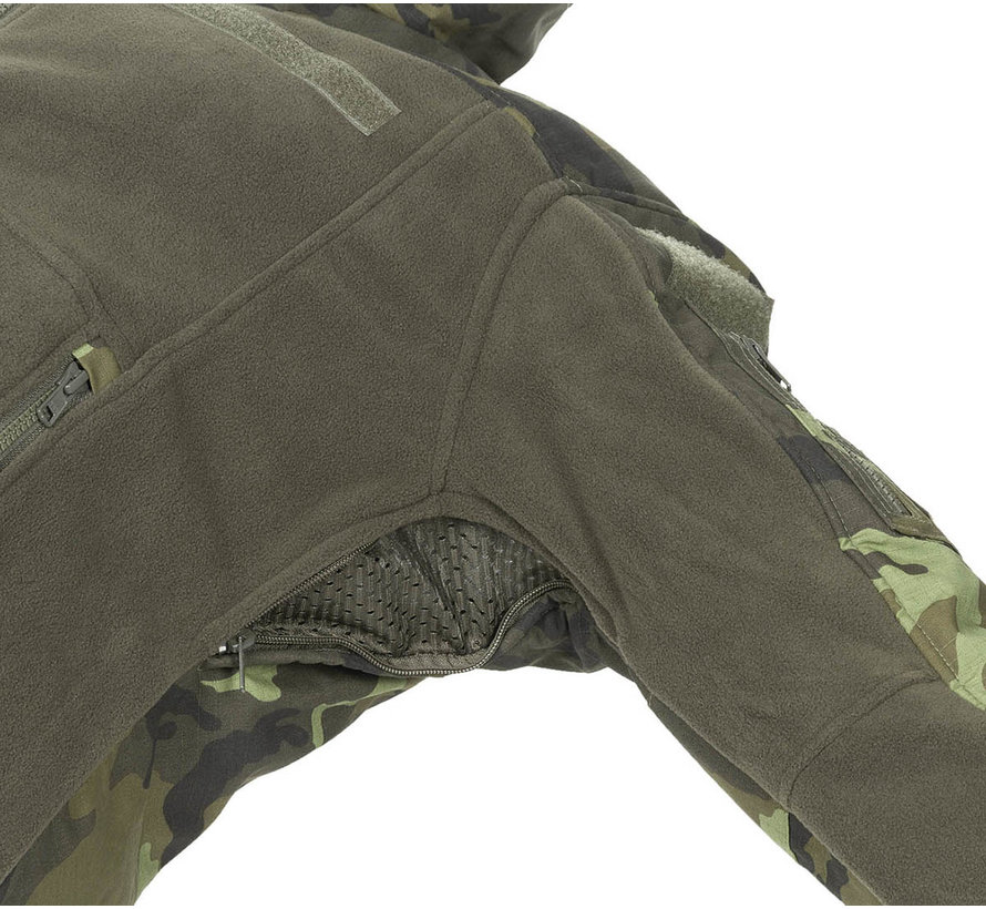 MFH High Defence - Veste en polaire  -  "Combat"  -  M 95 Camouflage CZ