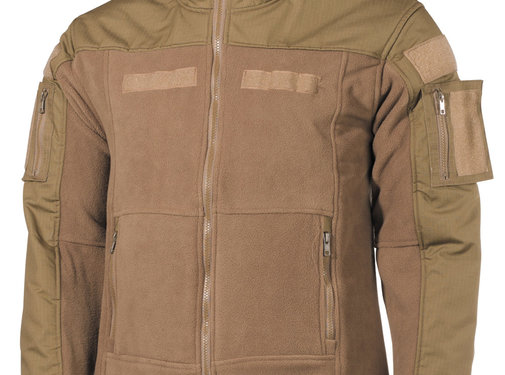 MFH | Mission For High Defence MFH High Defence - Fleece-Jacke -  "Combat" -  coyote tan