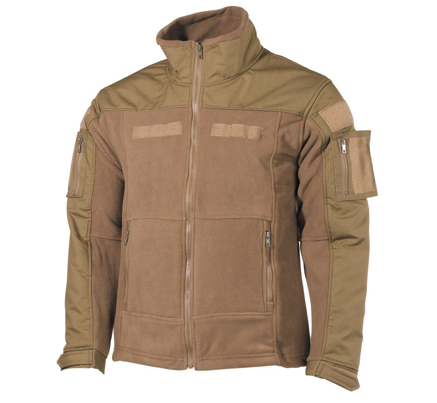 MFH High Defence - Fleece-Jacke -  "Combat" -  coyote tan