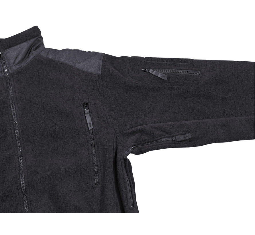 MFH High Defence - Fleece vest  -  "Heavy-Strike"  -  Zwarte