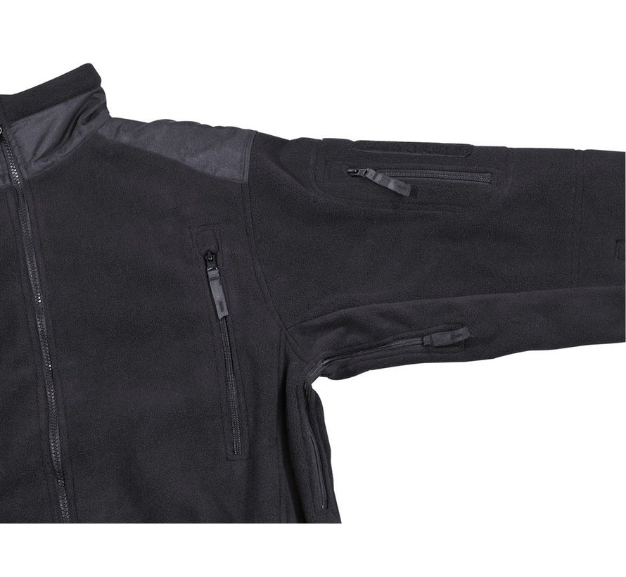 MFH High Defence - Fleece-Jacke -  "Heavy-Strike" -  schwarz