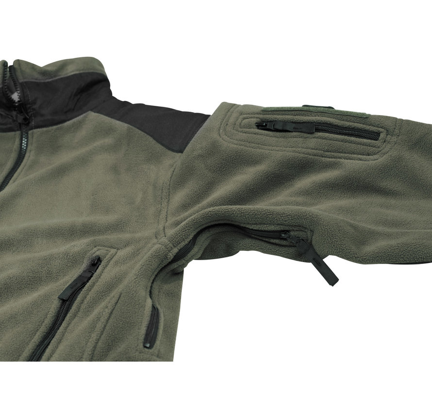 MFH High Defence - Fleece-Jacke -  "Heavy-Strike" -  oliv