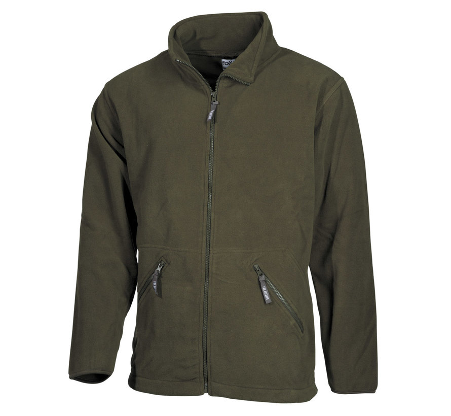 Fox Outdoor - Fleece-Jacke -  "Arber" -  oliv