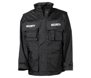 MFH MFH - Jacke -  "Security" -  schwarz -  wasserdicht -  antistatisch