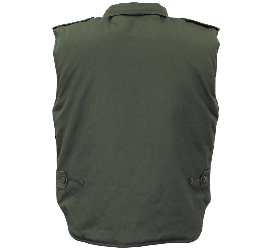 MFH - ONS gewatteerde vest  -  "Ranger"  -  Olive  -  grote maten  -
