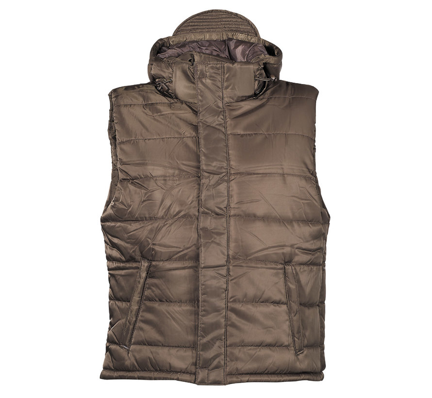 MFH - Vest  -  Olive  -  Fed  -  met afneembare kap