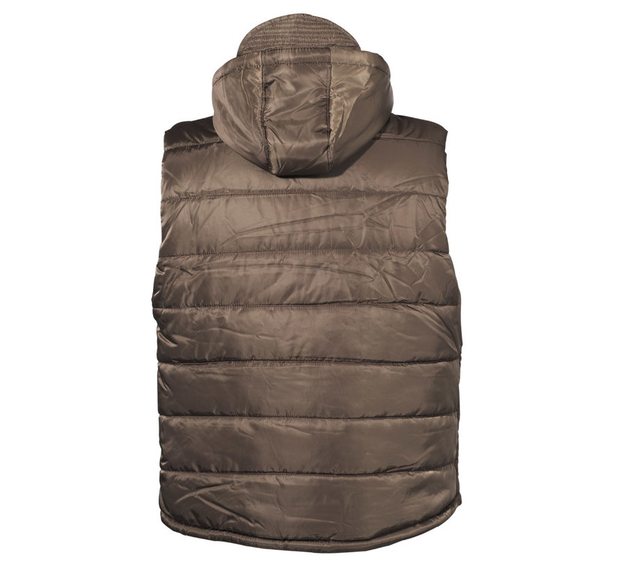 MFH - Vest  -  Olive  -  Fed  -  met afneembare kap