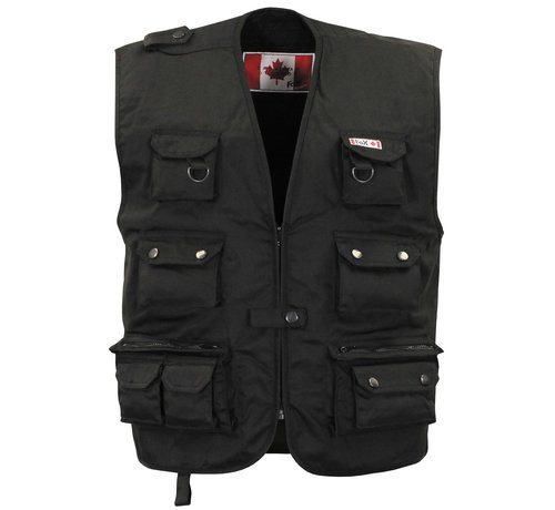 Fox Outdoor  Fox Outdoor - Outdoor vest  -  Zwarte  -  zware uitvoering