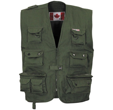 Fox Outdoor Fox Outdoor - Outdoor vest  -  Olive  -  zware uitvoering