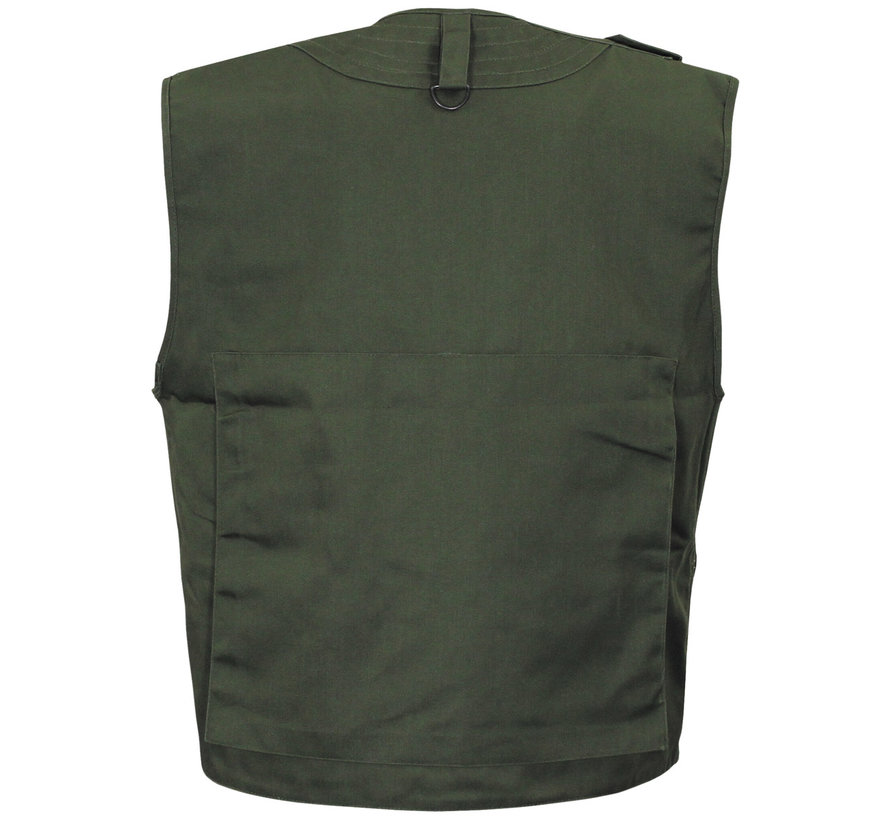 Fox Outdoor - Outdoor vest  -  Olive  -  zware uitvoering