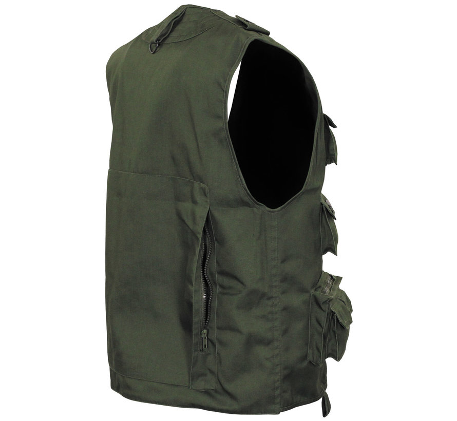 Fox Outdoor - Outdoor vest  -  Olive  -  zware uitvoering