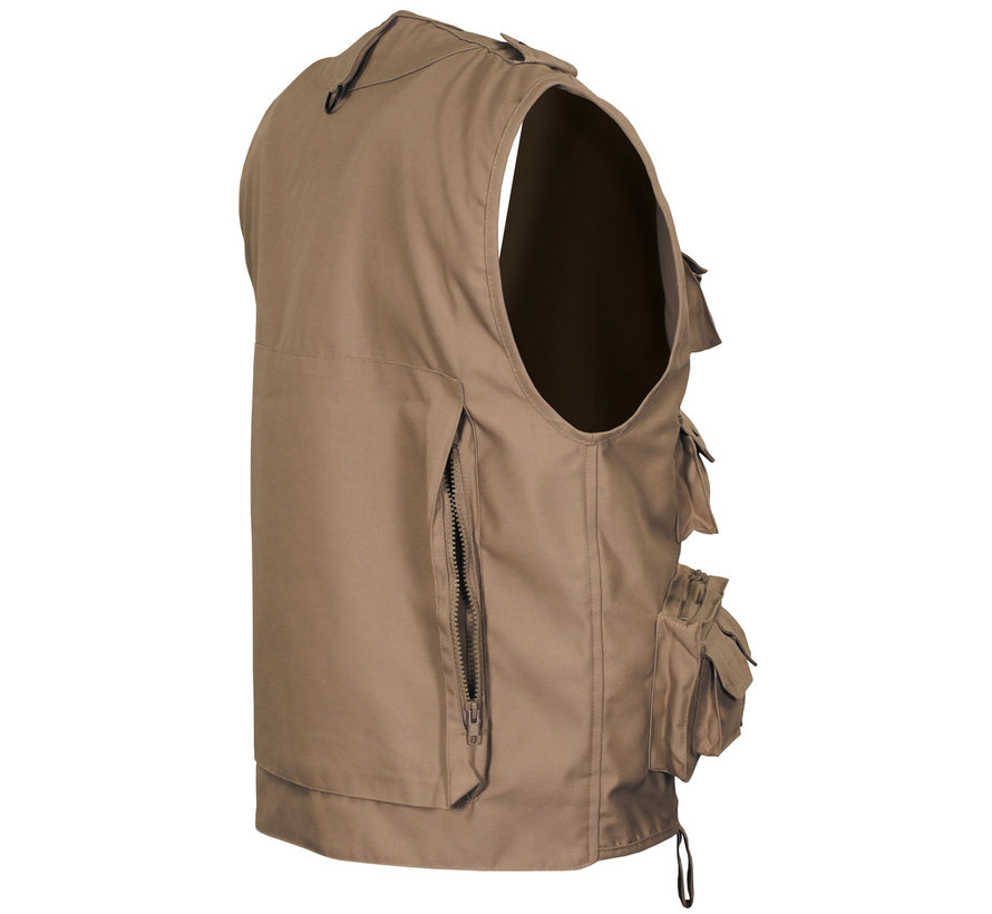 Fox Outdoor - Outdoor vest  -  Kaki  -  zware uitvoering