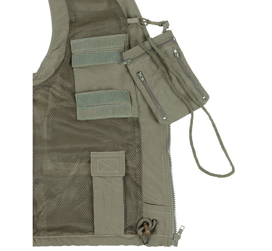 Fox Outdoor - Outdoor vest  -  Olive  -  Microvezel