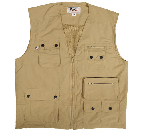 Fox Outdoor  Fox Outdoor - Outdoor vest  -  Kaki  -  Microvezel