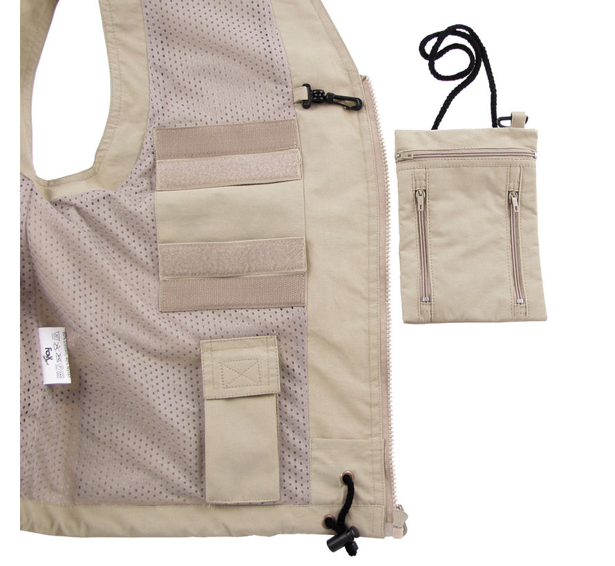 Fox Outdoor - Outdoor vest  -  Kaki  -  Microvezel