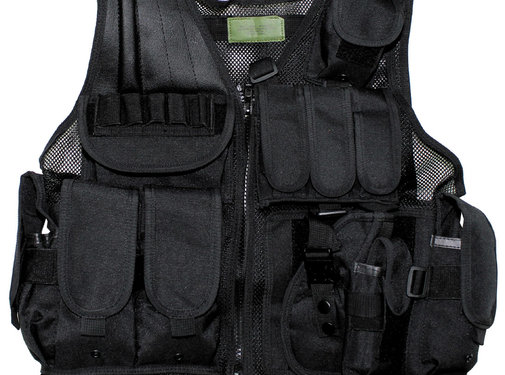 MFH MFH - Gilet - "USMC" - avec ceinture - noir