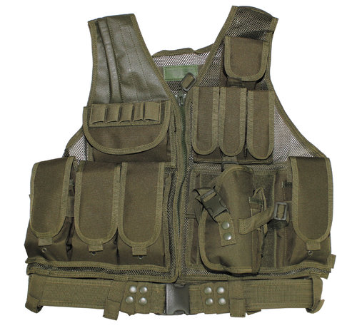 MFH MFH - Vest  -  "USMC"  -  met riem  -  OD groen