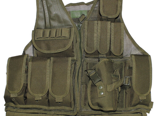 MFH MFH - Gilet -  "USMC" -  avec ceinture -   vert