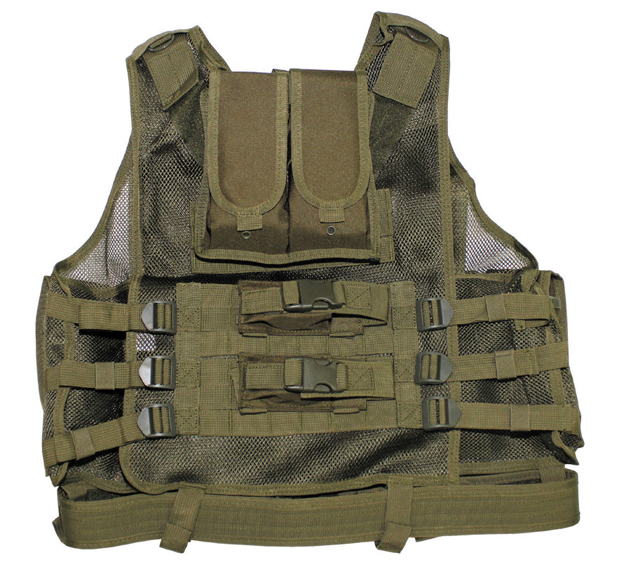 MFH - Vest  -  "USMC"  -  met riem  -  OD groen