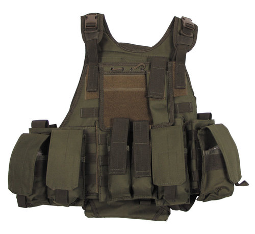 MFH MFH - Vest  -  "Ranger"  -  verschillende zakjes  -  OD groen