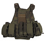 MFH - Vest  -  "Ranger"  -  verschillende zakjes  -  OD groen