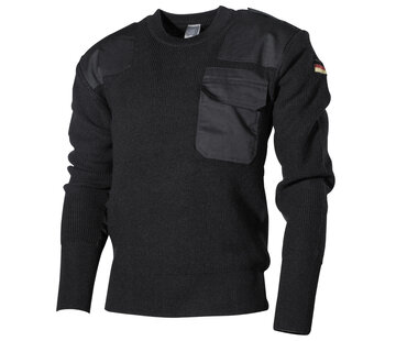 MFH MFH - BW Pullover -  mit Brusttasche -  schwarz