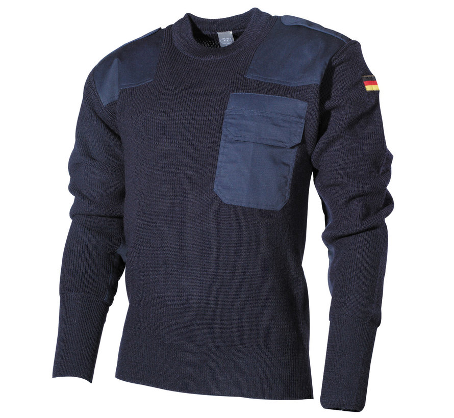 MFH - BW Pullover -  mit Brusttasche -  blau